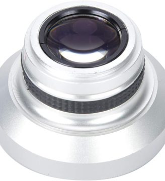 37Mm Fisheye Lens Camcorder,Camera Lens Silver Strong Applicability 37mm 0.25X Super Fisheye Additional Lens for 37mm Caliber Camera Lenses
